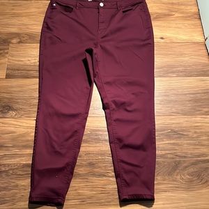 DC Jean Burgundy 1948 Penningtons Size 20 NWOT